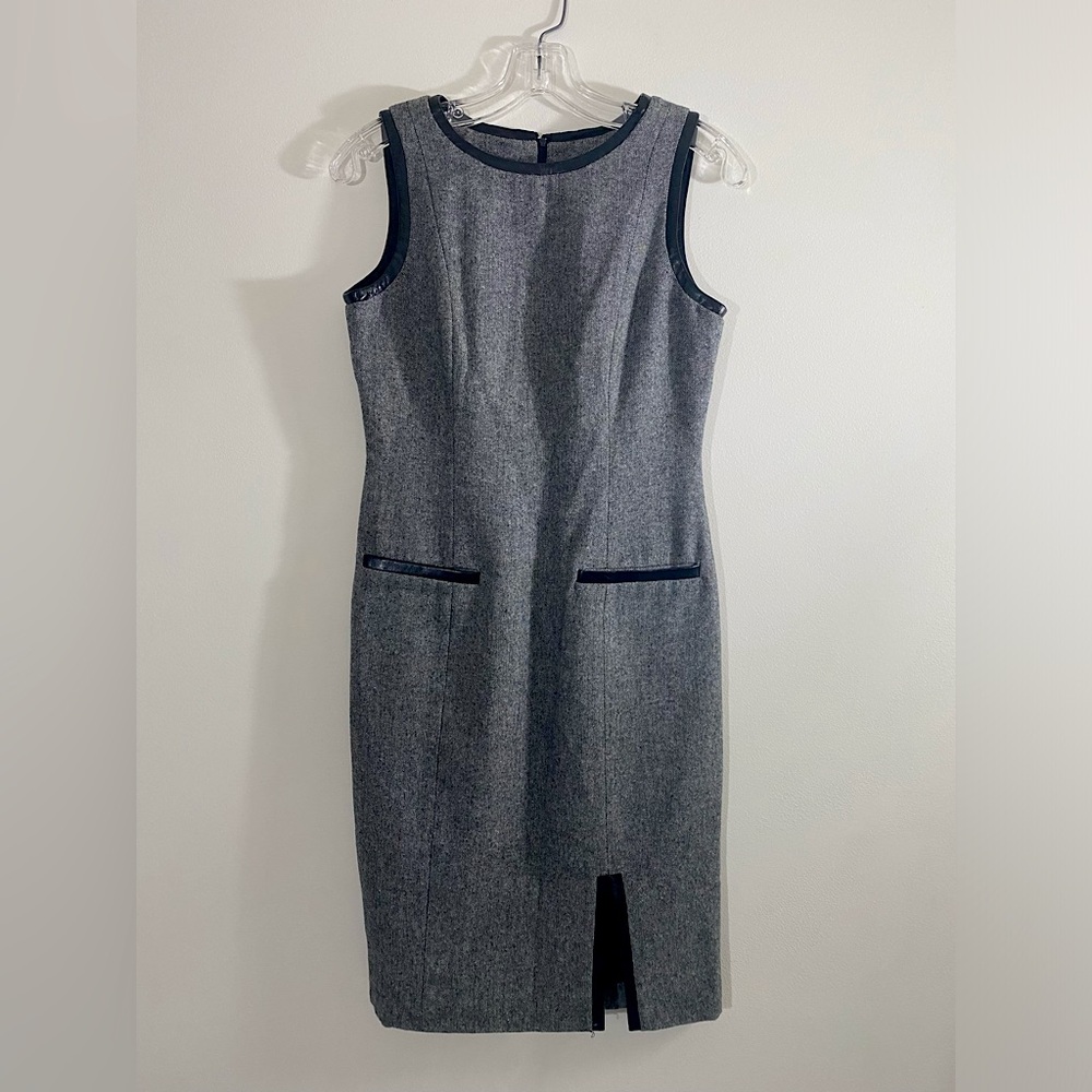 Calvin Klein Grey Sheath Dress (SIZE 2)